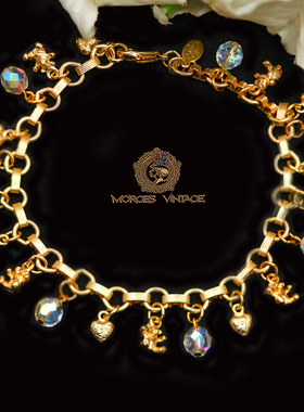 KirksFolly小熊爱心多吊坠手链