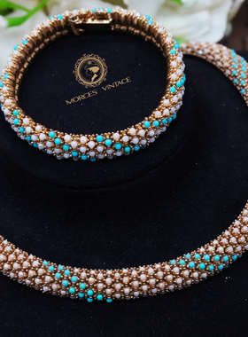 CINER稀有金属重工项链手链套装