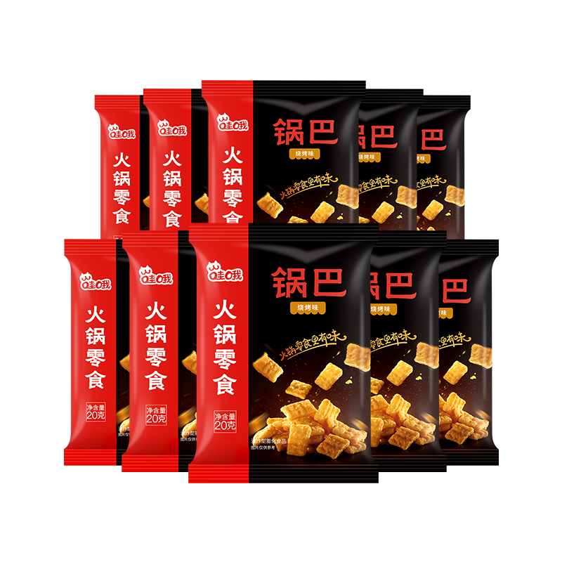 哇哦鍋巴20g休閑美味燒烤味20g*10包組合套裝在類目 零食/堅果/特產, 魷魚絲/魚乾/海味即食, 即食魚零食中 - 來自Buy2taobao.com提供專業的淘寶代購服務