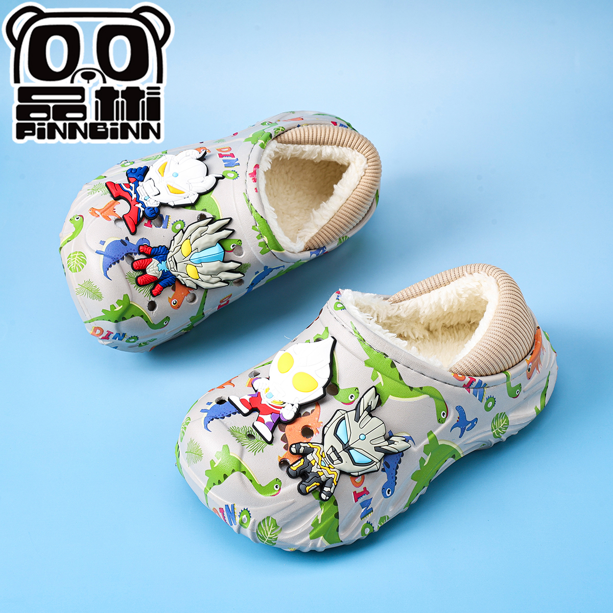 奥特曼儿童棉拖鞋2025秋冬新款男童棉鞋居家软底防滑小孩宝宝耐磨