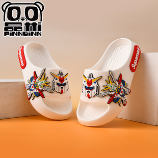高达儿童拖鞋防滑男童凉拖鞋卡通新款男孩夏季新款踩屎感防臭室内