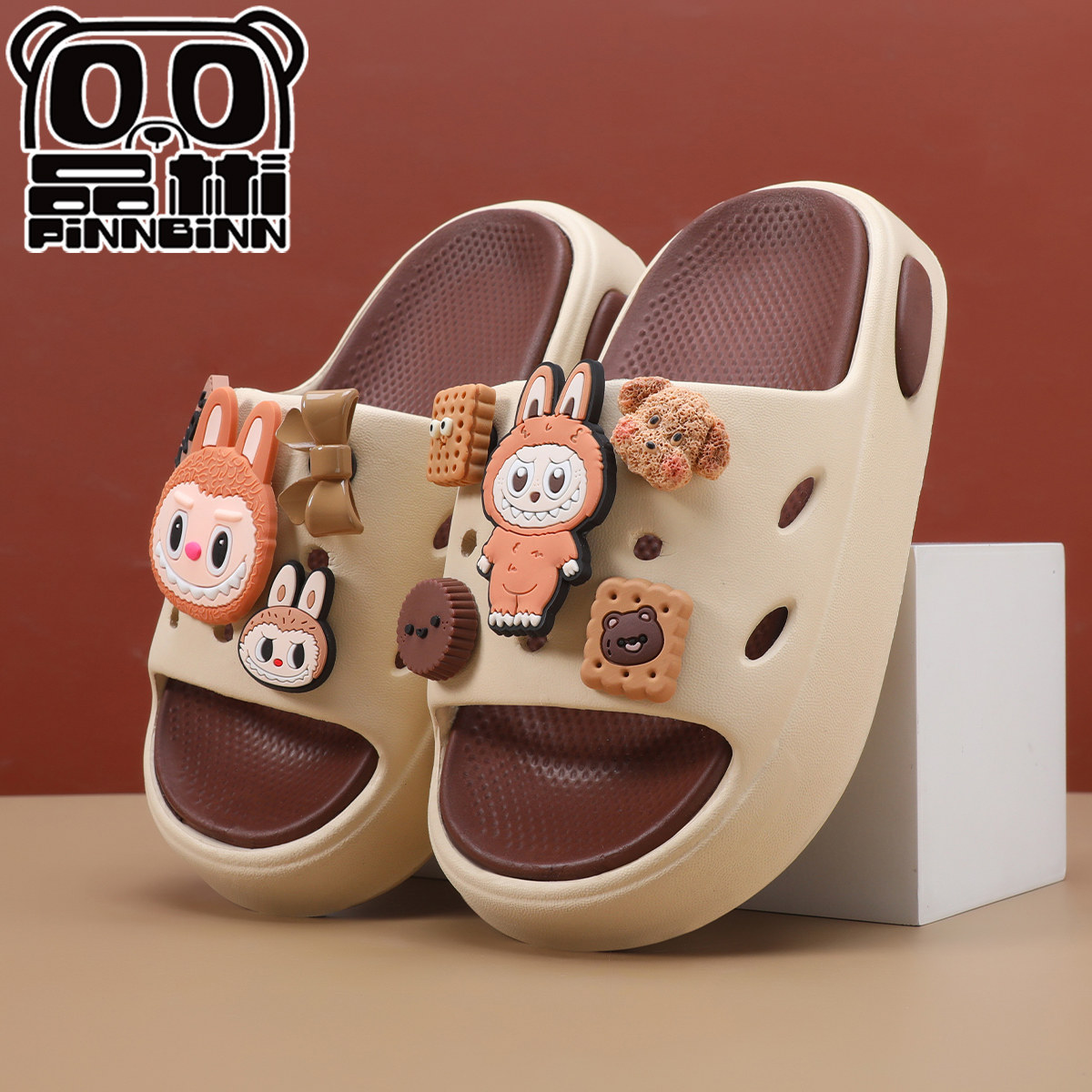 儿童拖鞋拉布布卡通男童室内洗澡防滑居家宝宝女童凉拖鞋软底室内