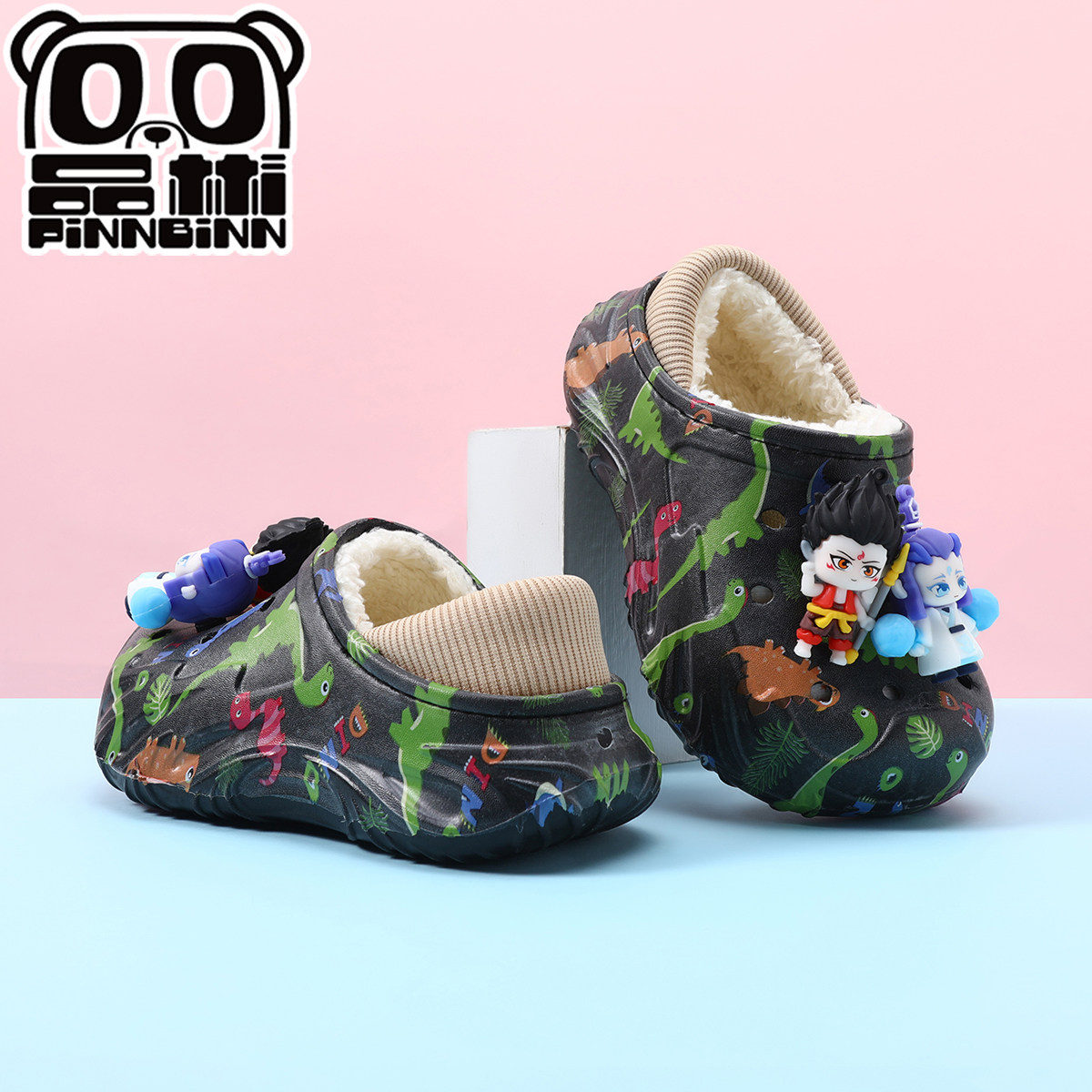 儿童棉拖鞋男童棉鞋2025秋冬新款宝宝耐磨防滑男孩居家幼儿园