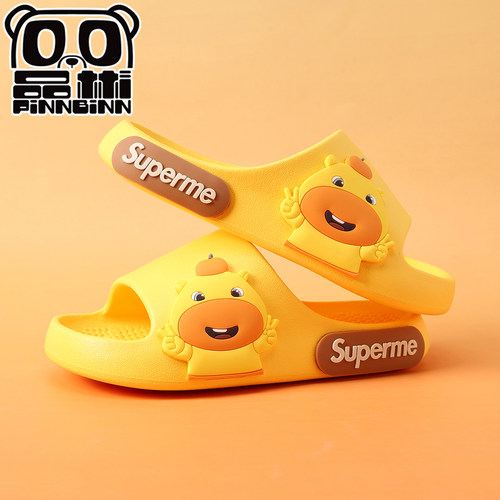 2025水豚噜噜男女童一字拖四季