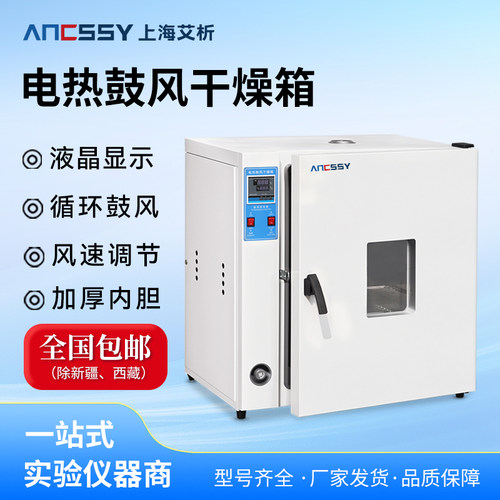 艾析电热鼓风干燥箱实验室高温小型烘干机高温烘箱恒温工业用烤箱