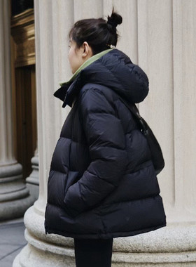 【chunxi】Wunder puff五格连帽羽绒服防风防水运动休闲外套冬女