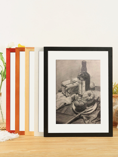 实木相框挂墙四4K八8k开画框装裱儿童A3原木海报定制a4像框框摆台