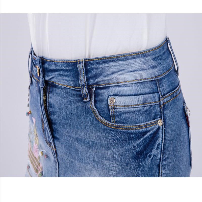 cowboy Dressy Shorts Self cultivation Show thin skirt Culottes False two Korean Edition Elastic force Hot pants new patternin the Women's clothing/Boutique , Jeans  category - from Buy2taobao.com to provide professional Taobao agent buy service