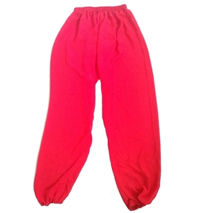 雪纺飘逸古典舞裤民族现代舞演出服收口灯笼练功裤太极瑜伽灯笼裤