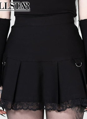 吉儿朋克】英国Killstar副牌Kihilist缪斯callyopee蕾丝边百褶裙