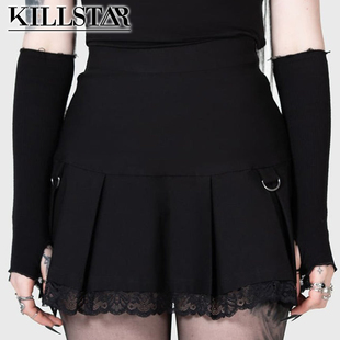 吉儿朋克】英国Killstar副牌Kihilist缪斯callyopee蕾丝边百褶裙