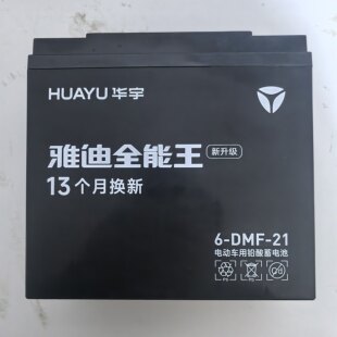 正品 雅迪电动车原装 全能王铅酸电池21安48V60V72V电动车专用原装