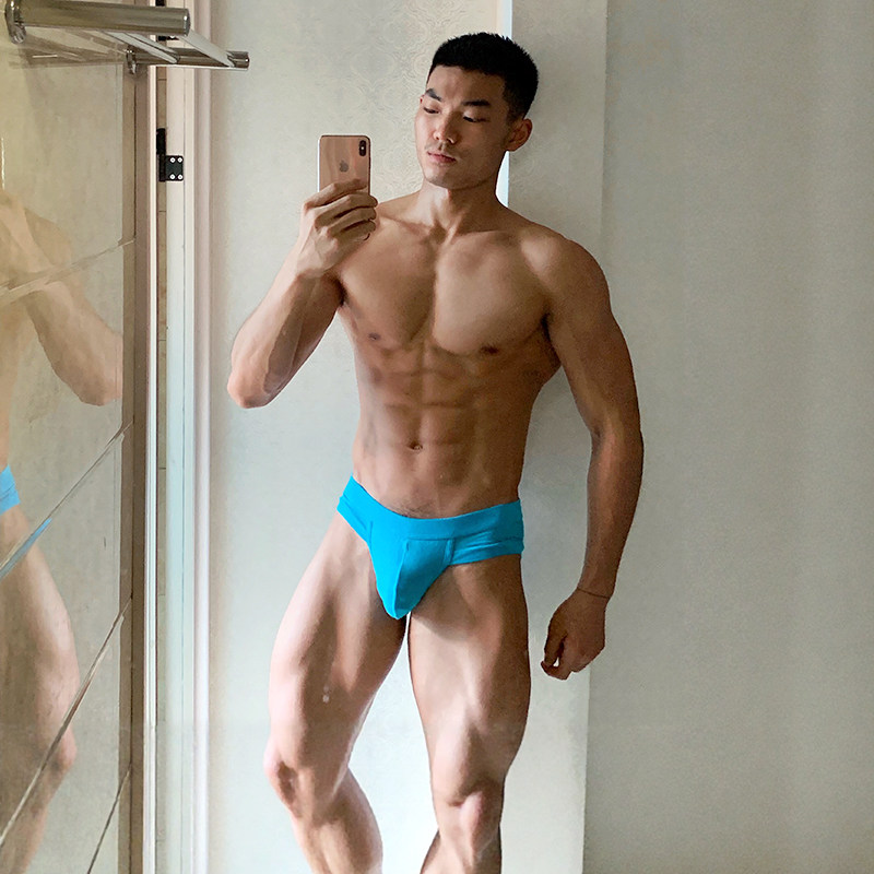 3条莫代尔三角裤男士薄款透气内裤男生u凸性感弹力运动健身短裤衩,女士内衣/男士内衣/家居服,男三角内裤,淘宝优惠券,粉丝福利购,淘宝优惠卷