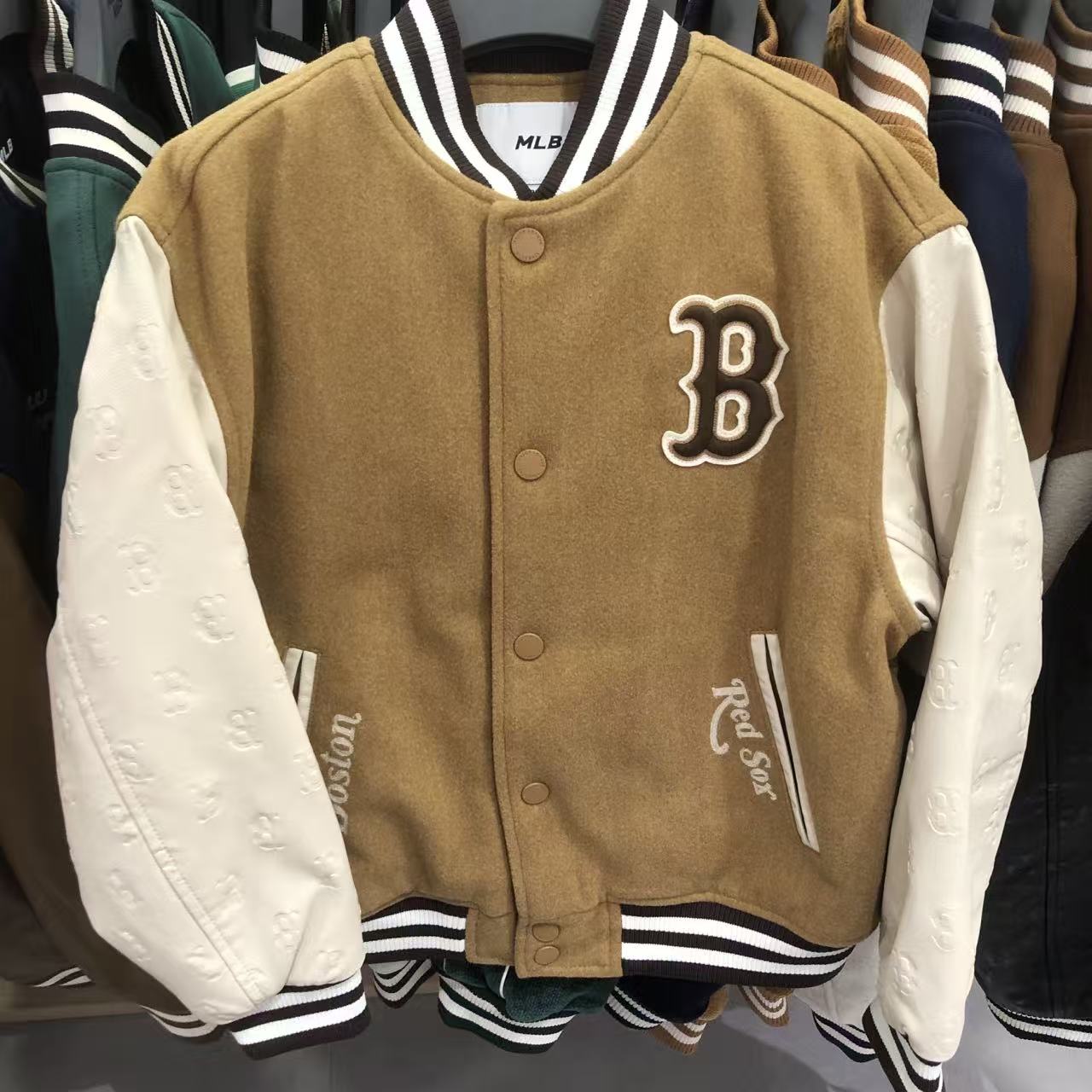 韩国代购MLB夹棉棒球服外套折扣款