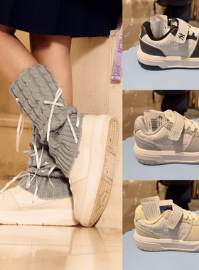 韩国代购MLB儿童休闲百搭简约小白鞋学长鞋增高板鞋25春款M05N