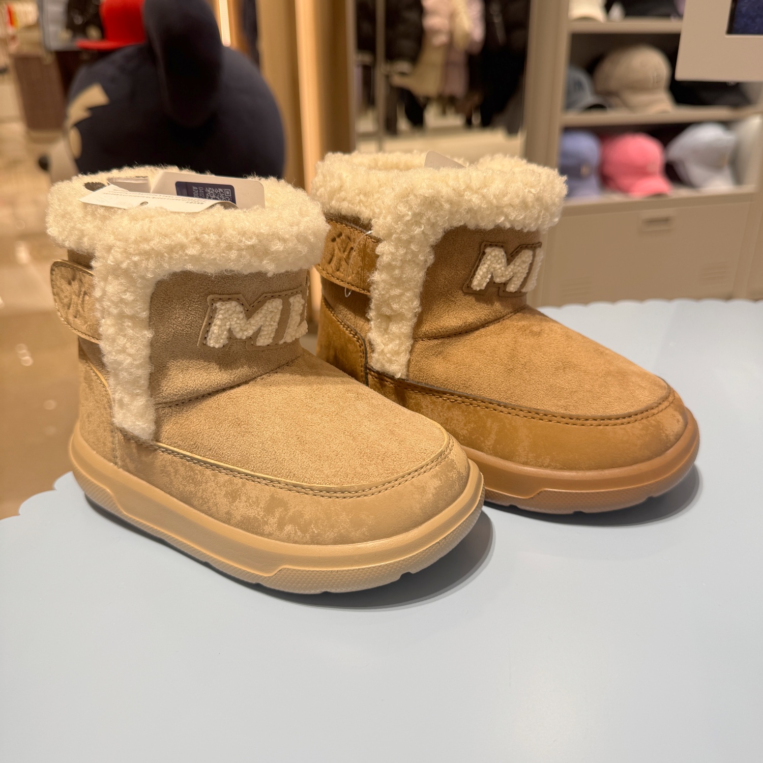 MLB儿童休闲运动保暖轻便雪地靴