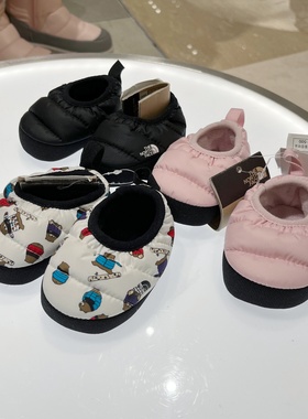 韩国代购THE NORTH FACE北面儿童婴童可爱保暖套脚鞋25冬款5R96