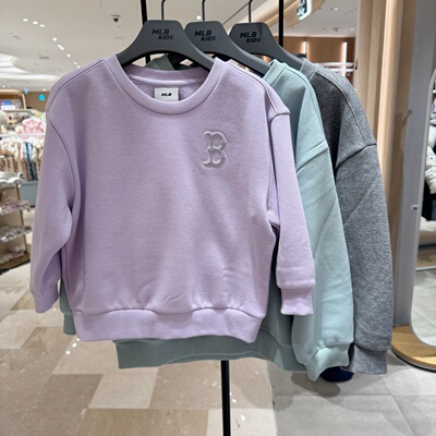 MLB儿童时尚休闲运动加绒卫衣