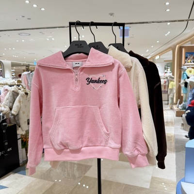 MLB儿童时尚休闲运动灯芯绒卫衣