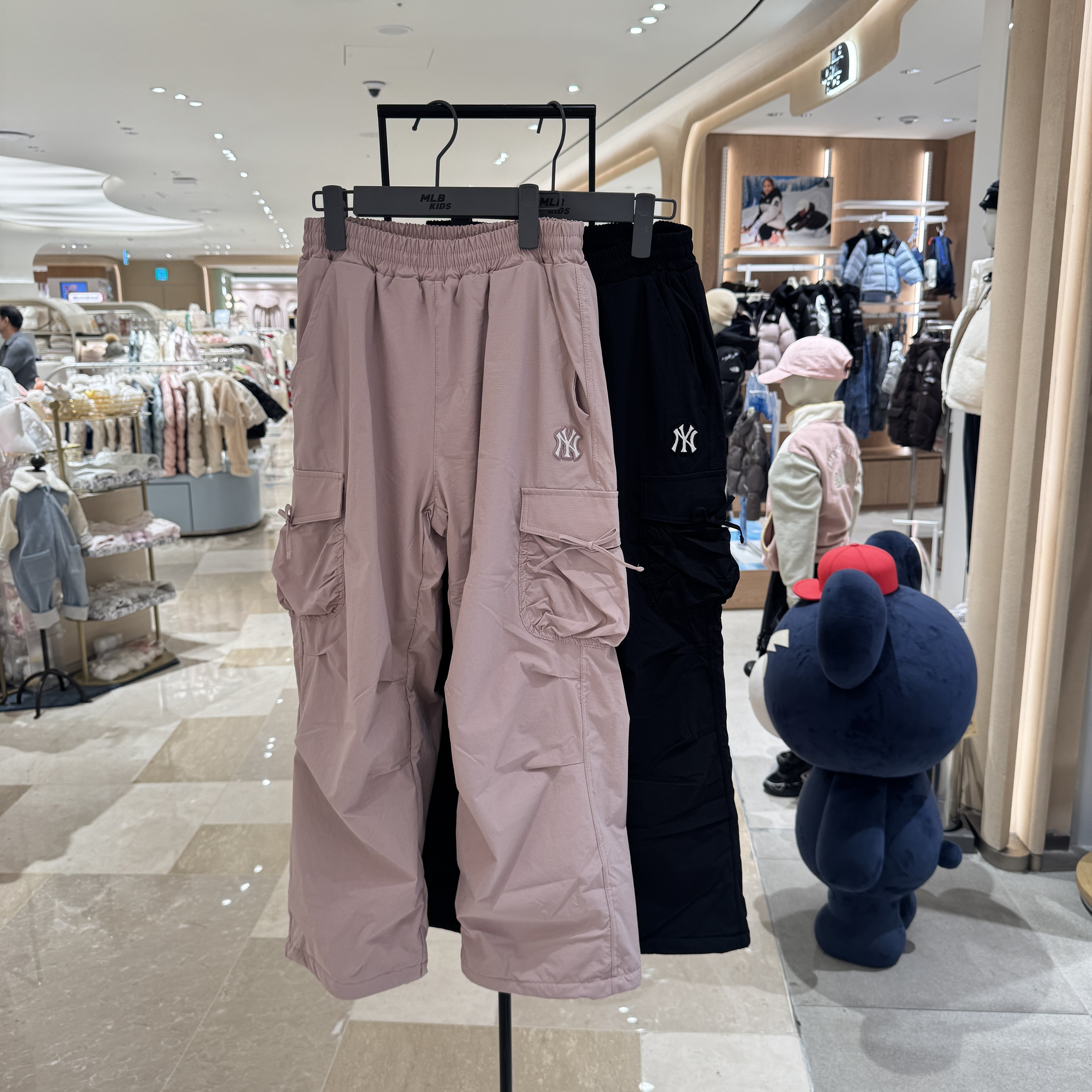 韩国直邮专柜代购MLB女童蝴蝶结加绒保暖休闲工装长裤25冬款1856,童装/婴儿装/亲子装,裤子,淘宝优惠券,粉丝福利购,淘宝优惠卷