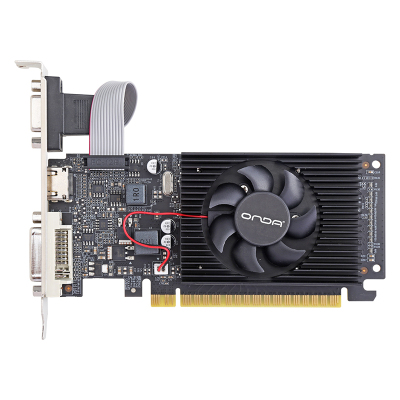 昂达GT610典范2GD3-LP独立台式电脑显卡办公适用半高全高小机箱