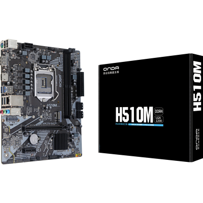 昂达H510M台式电脑主板LGA1200针cpu支持10-11代双内存条ddr4