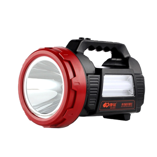 康铭led手电筒可充电强光高亮远射多功能户外探照灯家用应急巡逻