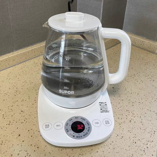 苏泊尔养生壶家用全自动玻璃电煮茶壶加厚煮茶器多功能养身烧水壶
