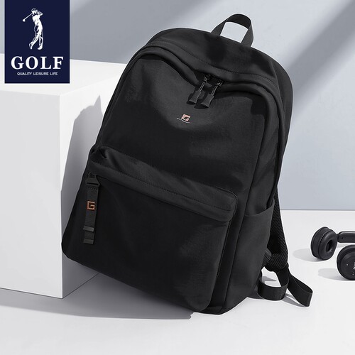 GOLF双肩包男士旅行背包女13.3/14英寸笔记本电脑包学生书包