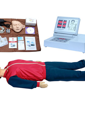 高级心肺复苏模拟人全身CPR390医学用复苏培训演练模型 人体模型