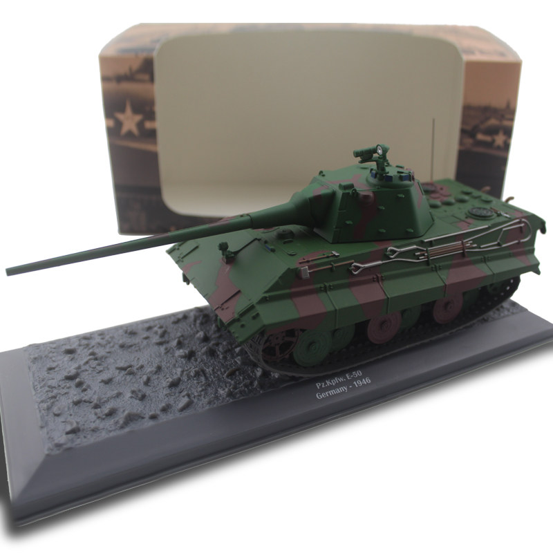 外贸1/43合金坦克模型 成品 德军坦克 pz.kpfw.e-50 germany-1946