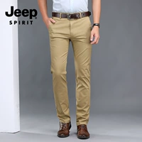 Thương hiệu xe jeep nam mùa xuân và mùa thu mới dành cho nam kinh doanh quần âu nam quần dài thẳng cỡ lớn quần dài 3508 - Quần quần sịp
