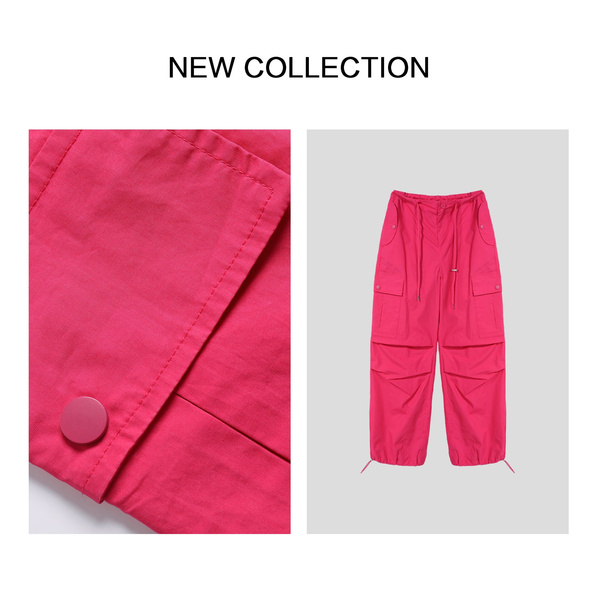 时尚百搭口袋工装裤休闲裤