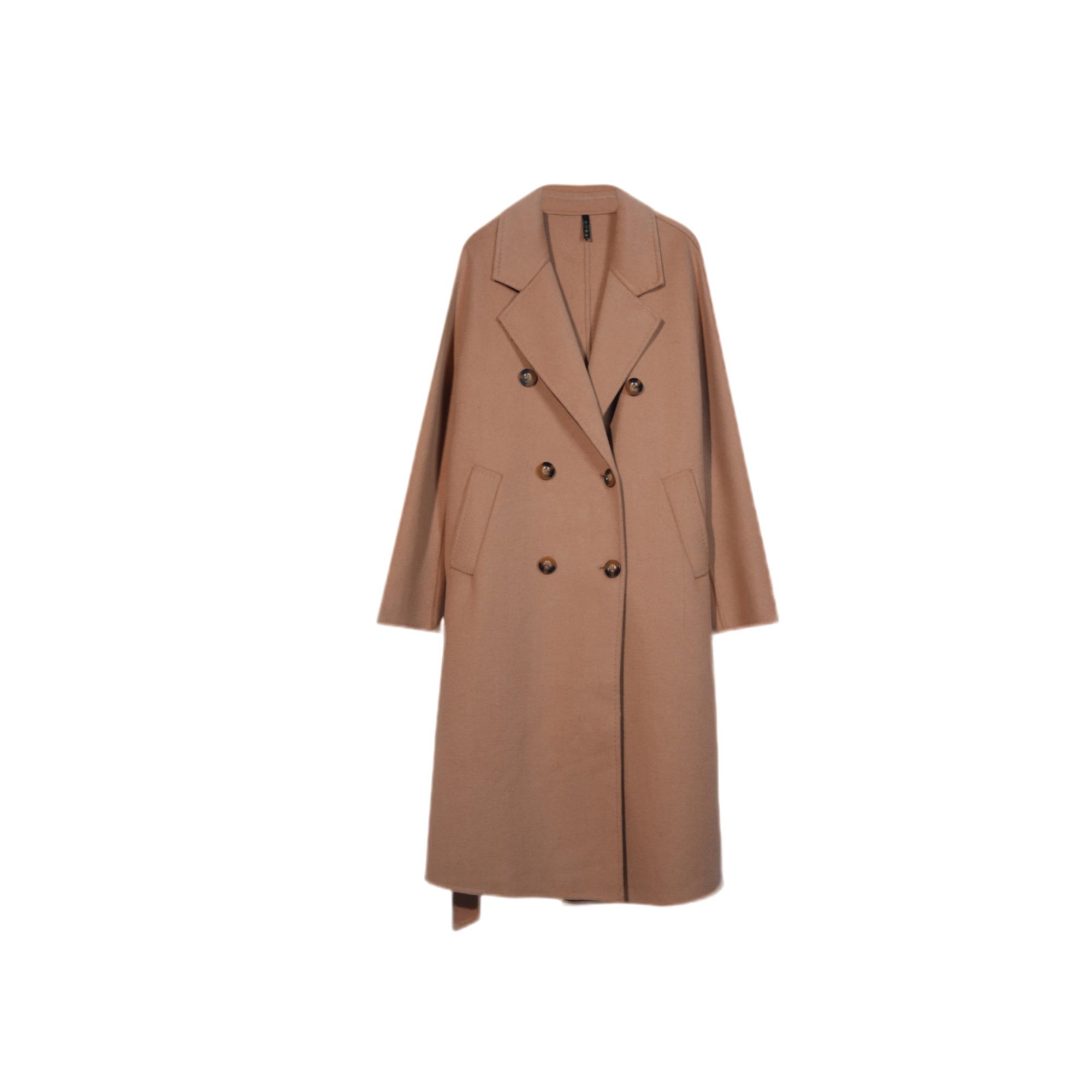 S5F56020M简约优雅翻领纯色大衣-6020