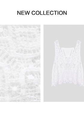 C1F38001A92F时尚简约白色背心女