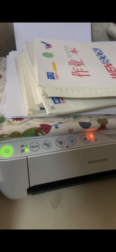 爱普生L3151打印机卡纸之后拉纸出来后提示三灯同闪故障代码