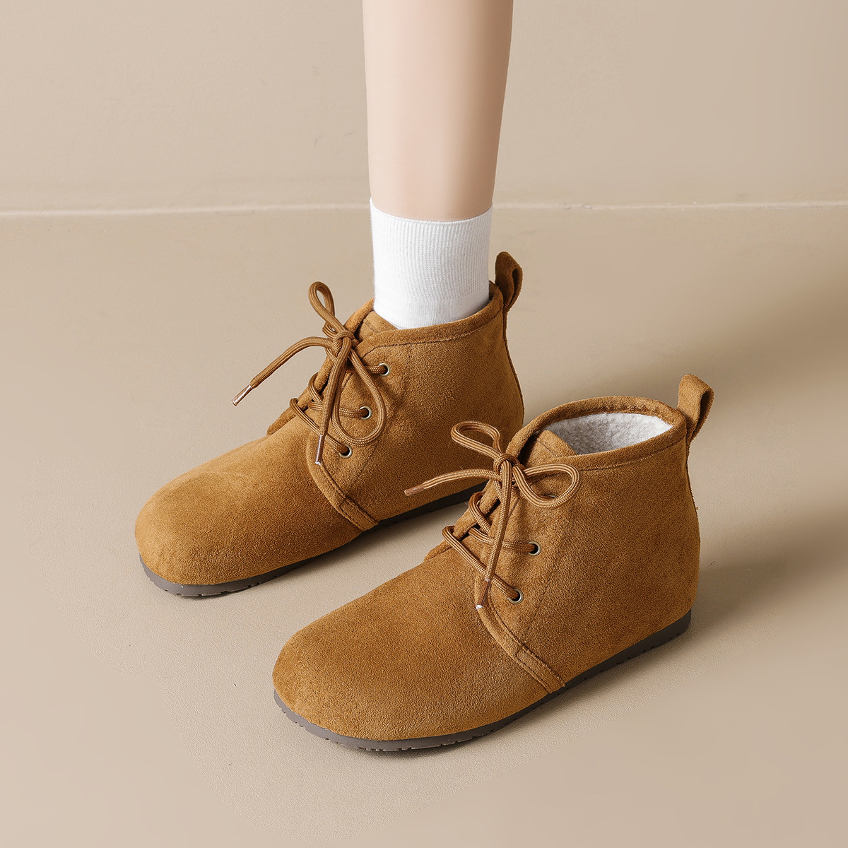 赵露思同款加绒加厚勃肯鞋