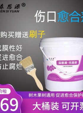 伤口愈合剂树木伤口果树嫁接通用树木防腐植物盆景伤口封口大桶装