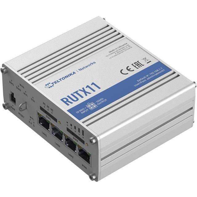 RUTX11100400【RUTX11 (INDUSTRIAL CELLULAR ROUT】