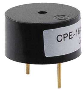 CPE-164【BUZZER PIEZO 10V 13.70MM TH】