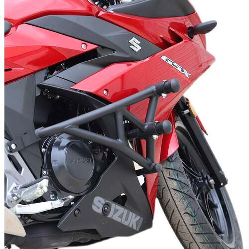 适用于铃木gsx250护杠弹簧缓冲棒gsx250r保险杠改装摩托车防摔杠