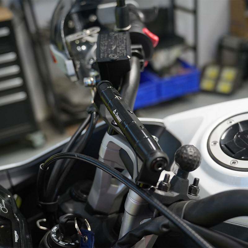 适用凯旋660导航杆扩展杆横杆Tiger Sport660改装手机支架扩展杆