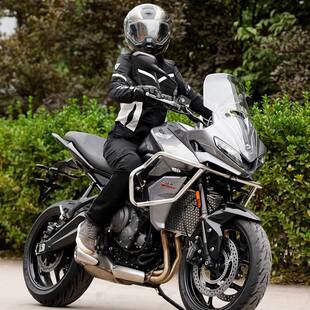 GSADV适用凯旋Tiger sport660护杠保险杆水箱保护Triumph改装不锈