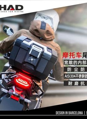 SHAD夏德摩托车尾箱适用宝马 本田ADV铃木 光阳后备箱TR41