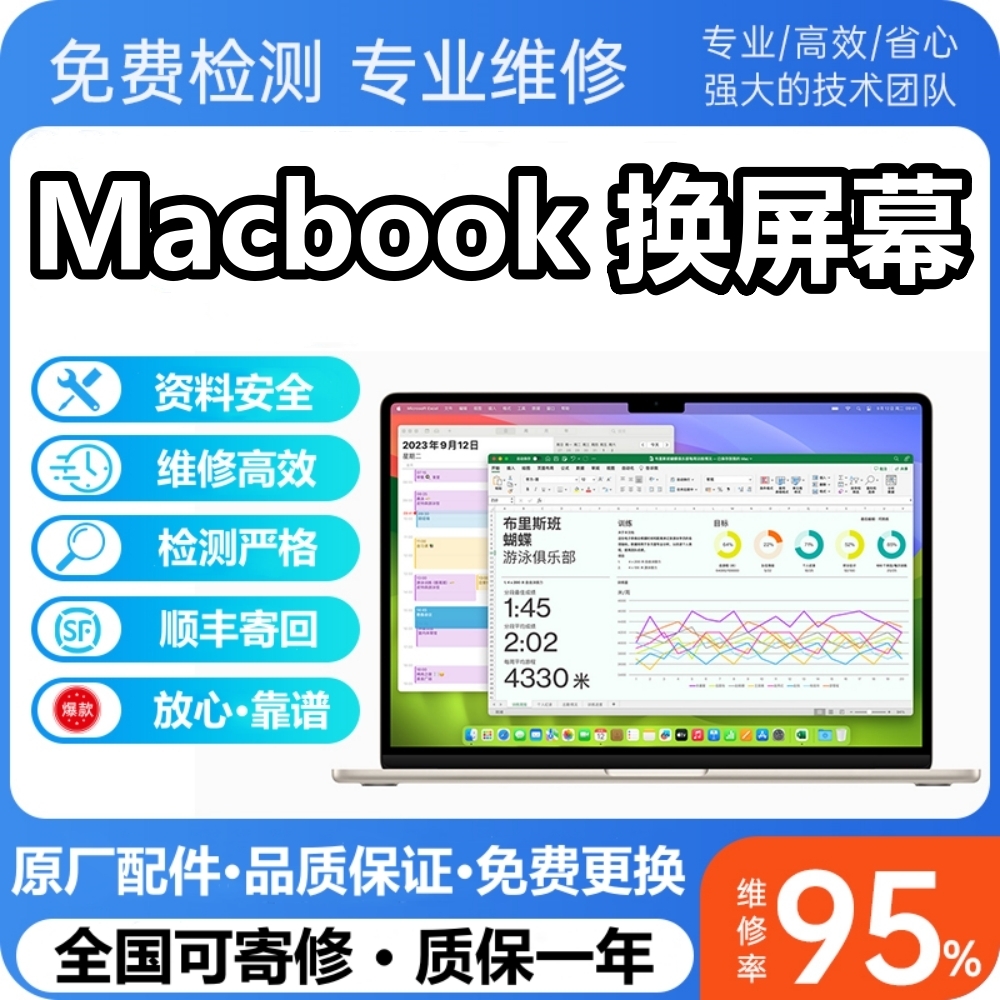 笔记本换屏幕A1706A1989内屏