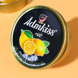 ADM薄荷味柠檬味硬糖铁盒装180g马来西亚风味犯困瞌睡VC糖果零食