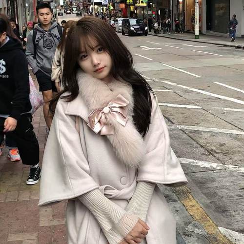 龙心平替双面毛围巾真毛围脖毛领