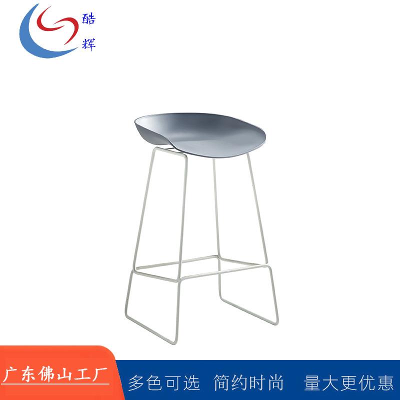2025新款实木吧台椅现代简约商用高脚椅酒店咖啡馆家具配送安装服