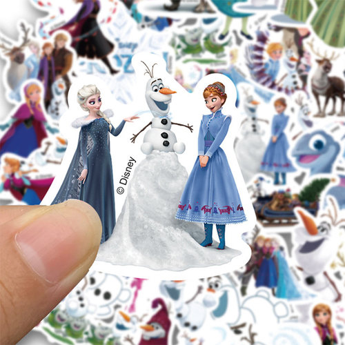迪士尼冰雪奇缘艾莎公主贴纸