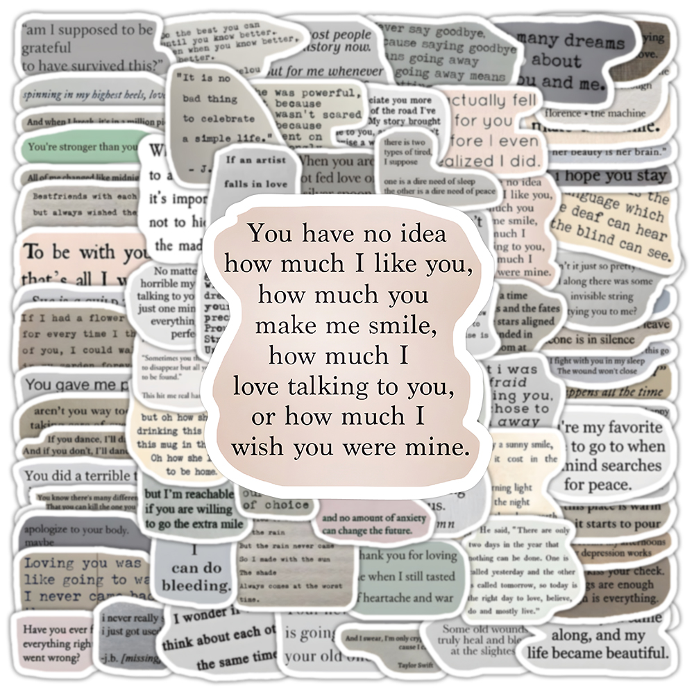 励志英文短句学习英语文摘贴纸ins风手账素材防水简约手帐diy贴画